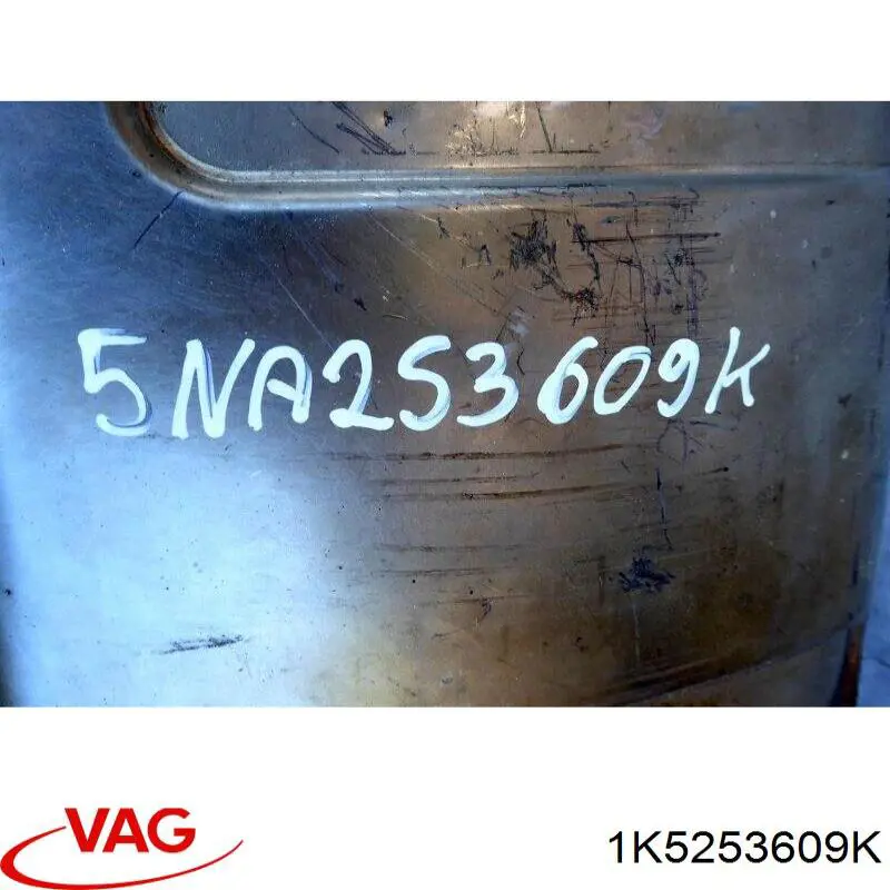 Do koszyka 1K5253609K VAG Tłumik, tylna część