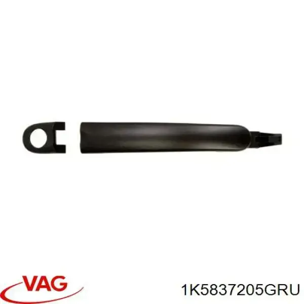 Klamka drzwi tylnych zewnętrzna VAG 1K5837205GRU cena, od 37,46 USD