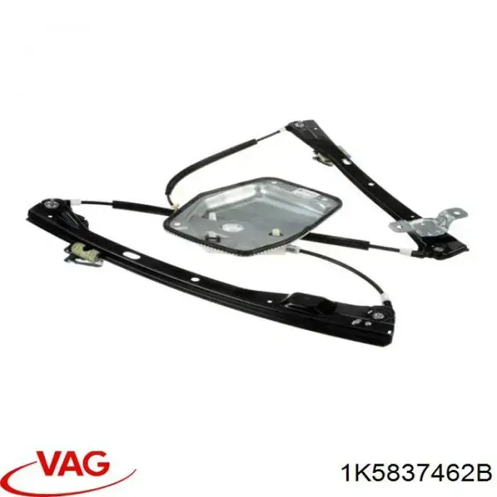 1K5837462B VAG Mechanizm podnoszenia szyby drzwi przednich prawych