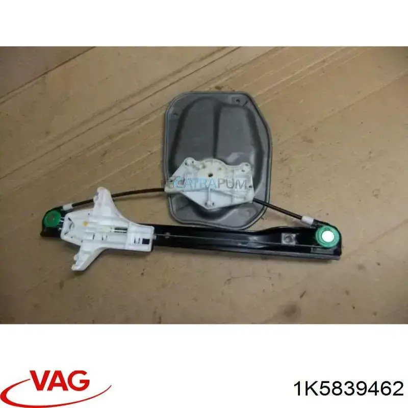 1K5839462 VAG Mechanizm podnoszenia szyby drzwi tylnych prawych