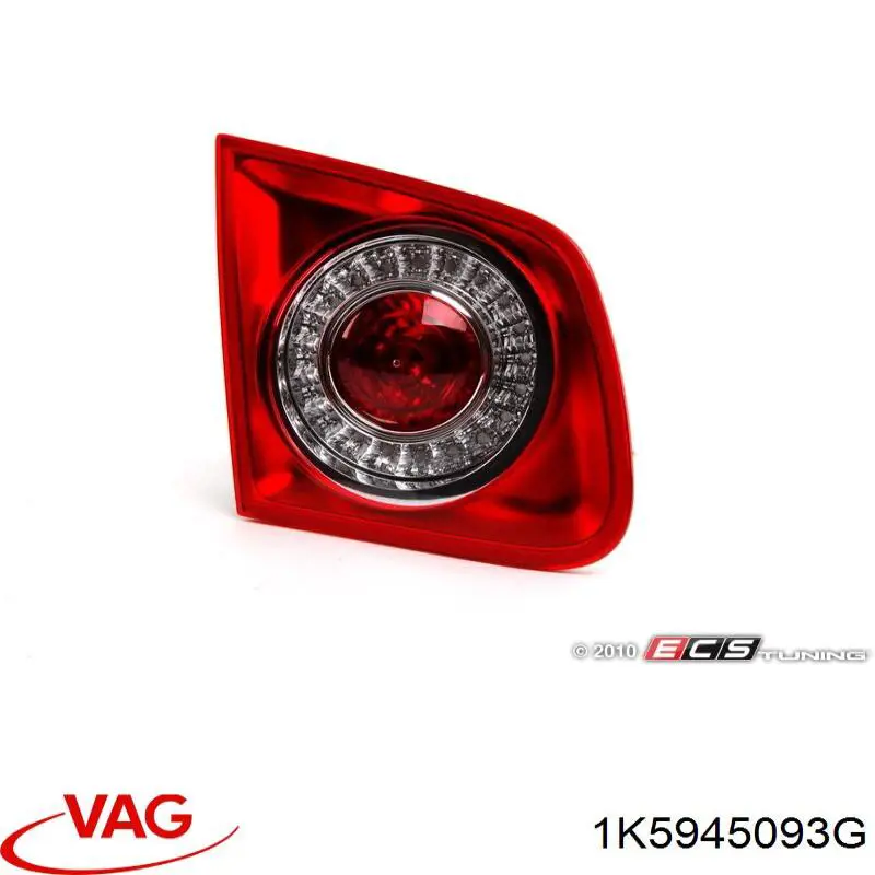 Lampa zespolona tylna lewa wewnętrzna VAG 1K5945093G cena, od 52,78 USD