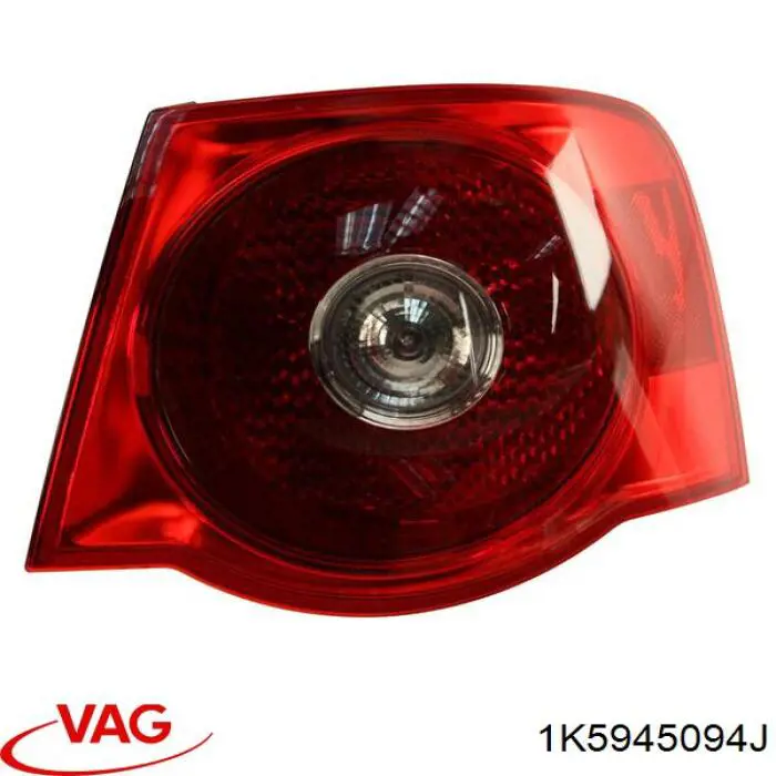 Lampa zespolona tylna prawa Volkswagen Jetta V sedana (1K2) (2004 - 2010) cena, od 71,68 USD