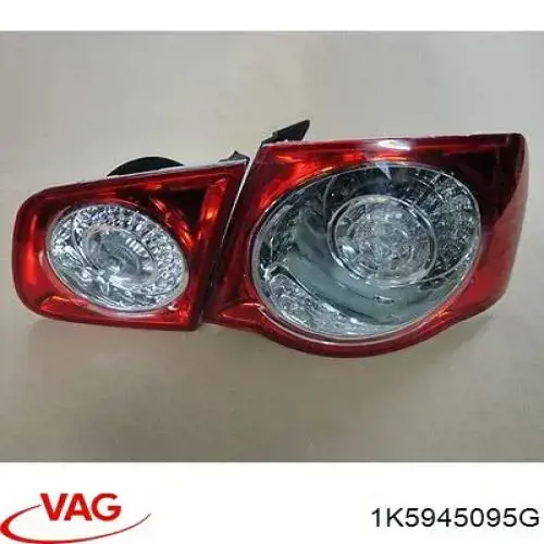 Lampa zespolona tylna lewa zewnętrzna 1K5945095G VAG