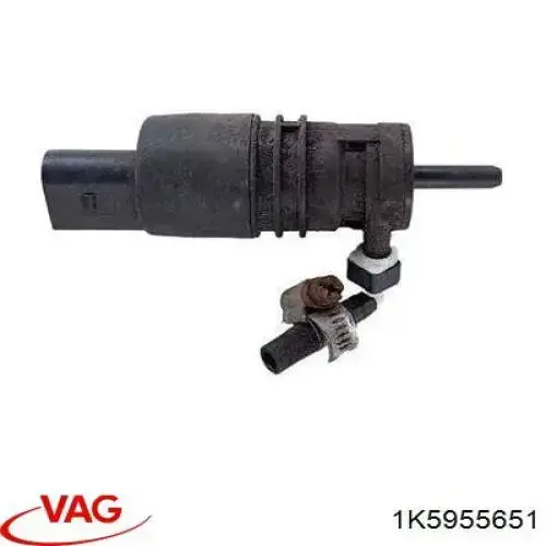 Do koszyka 1K5955651 VAG Pompka spryskiwacza szyby przedniej