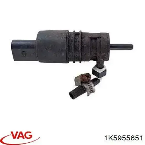 Pompka spryskiwacza szyby przedniej VAG 1K5955651 cena, od 44,54 USD