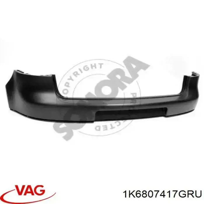 1K6807417GRU VAG Zderzak tylny