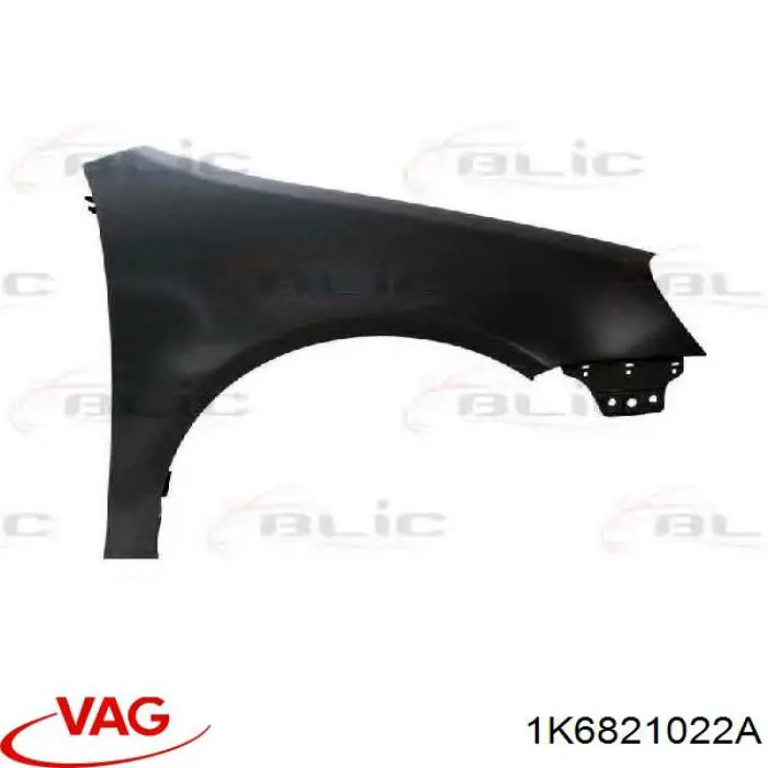 1K6821022A VAG Błotnik przedni prawy