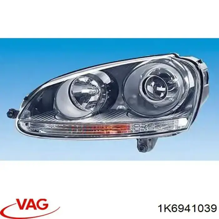 Do koszyka 1K6941039 VAG Reflektor lewy