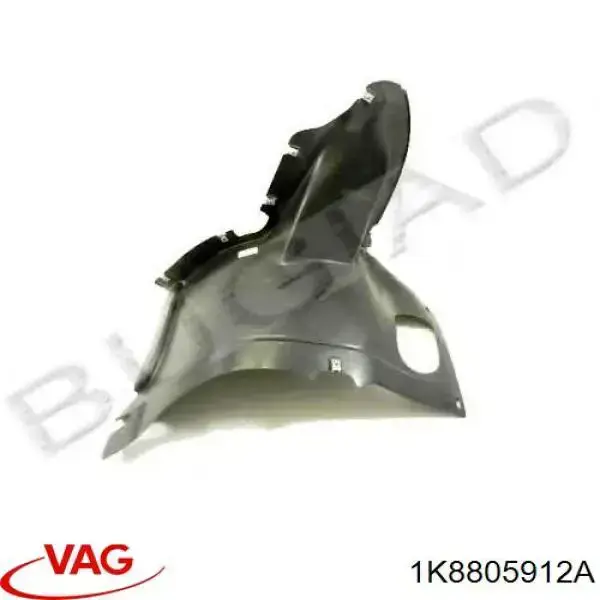 Nadkole błotnika przedniego prawe VAG 1K8805912A cena, od 25,42 USD