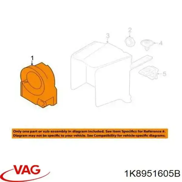 1K8951605B VAG Alarm systemu antynapadu