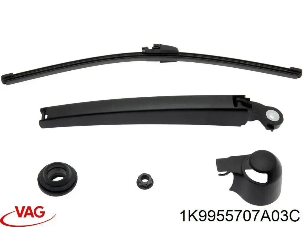 Ramię wycieraczki szyby tylnej VAG 1K9955707A03C cena, od 15,75 USD