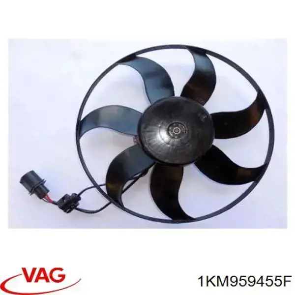 1KM959455A VAG Wentylator elektryczny układu chłodzenia kompletny (silnik+wirnik)