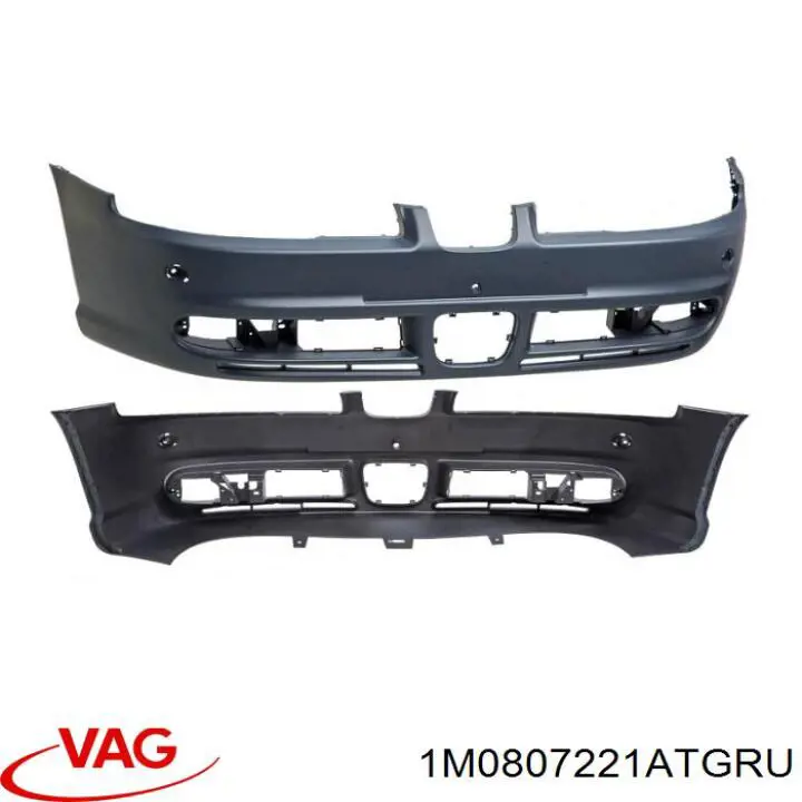 Zderzak przedni VAG 1M0807221ATGRU cena, od 263,90 USD