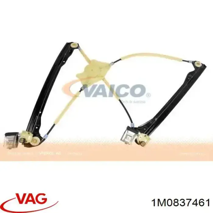 Do koszyka 1M0837461 VAG Mechanizm podnoszenia szyby drzwi przednich lewych