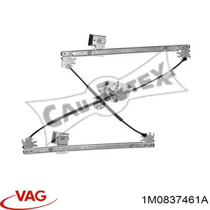 Mechanizm podnoszenia szyby drzwi przednich lewych VAG 1M0837461A cena, od 37,34 USD