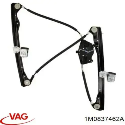 Do koszyka 1M0837462A VAG Mechanizm podnoszenia szyby drzwi przednich prawych