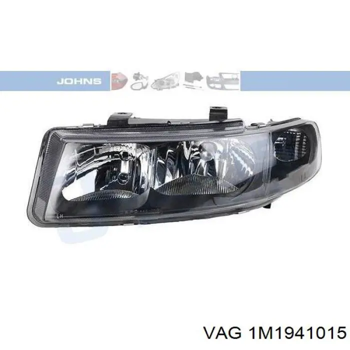 Do koszyka 1M1941015 VAG Reflektor lewy
