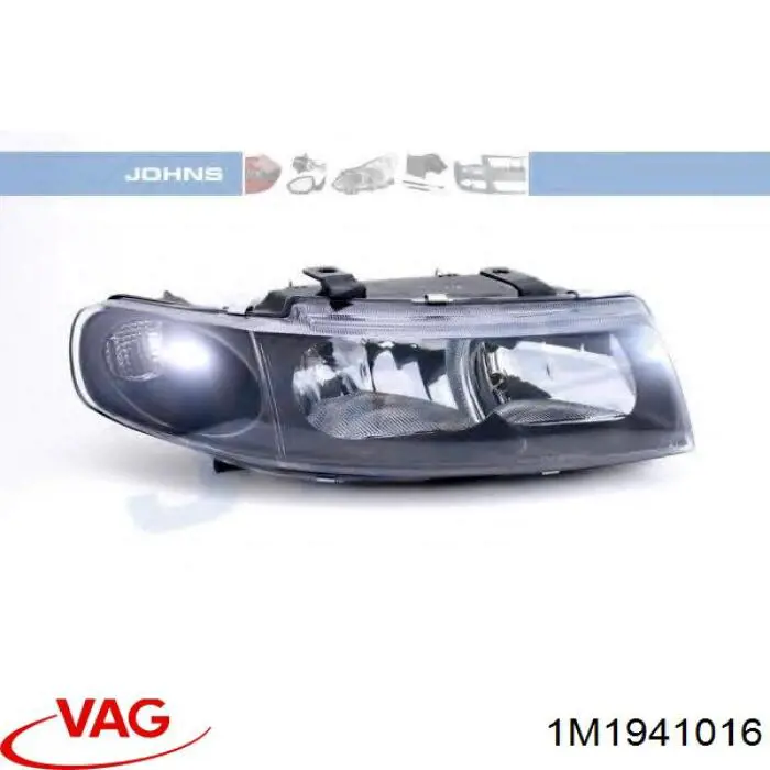 Reflektor prawy VAG 1M1941016 cena, od 74,91 USD