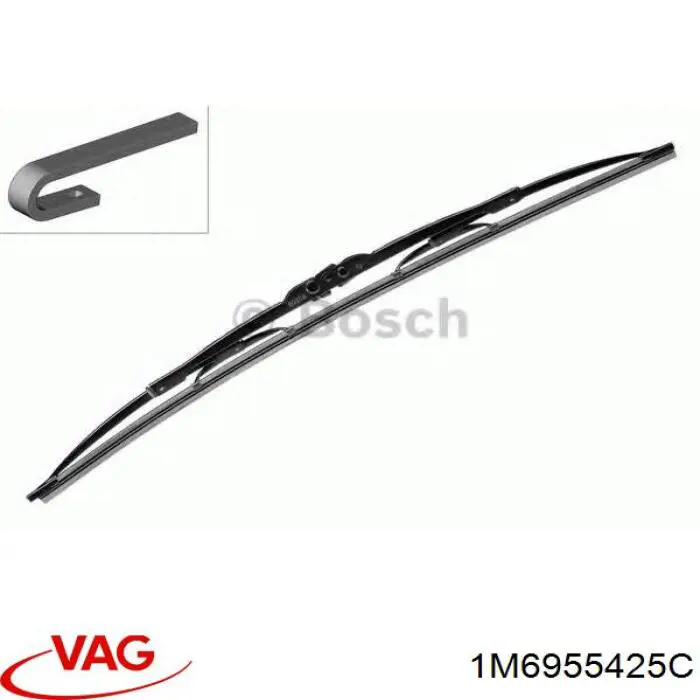 Pióro wycieraczki szyby tylnej VAG 1M6955425C cena, od 9,51 USD