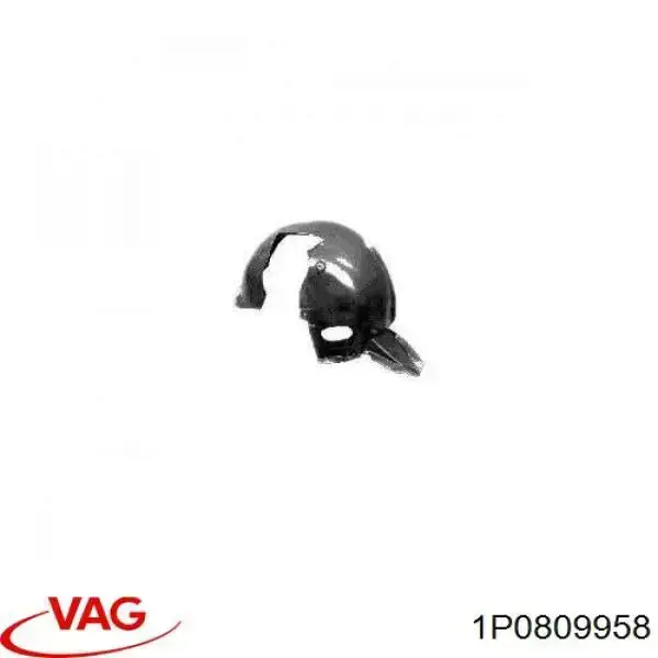 Nadkole błotnika przedniego prawe VAG 1P0809958 cena, od 30,34 USD