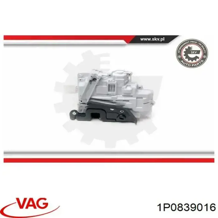 Zamek drzwi tylnych prawych VAG 1P0839016 cena, od 39,73 USD