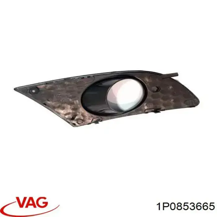 1P0853665 VAG Zaślepka (kratki) lamp przeciwmgielnych zderzaka przedniego lewa