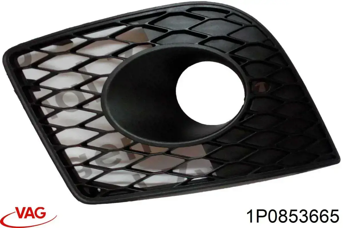 Zaślepka (kratki) lamp przeciwmgielnych zderzaka przedniego lewa VAG 1P0853665 cena, od 25,32 USD