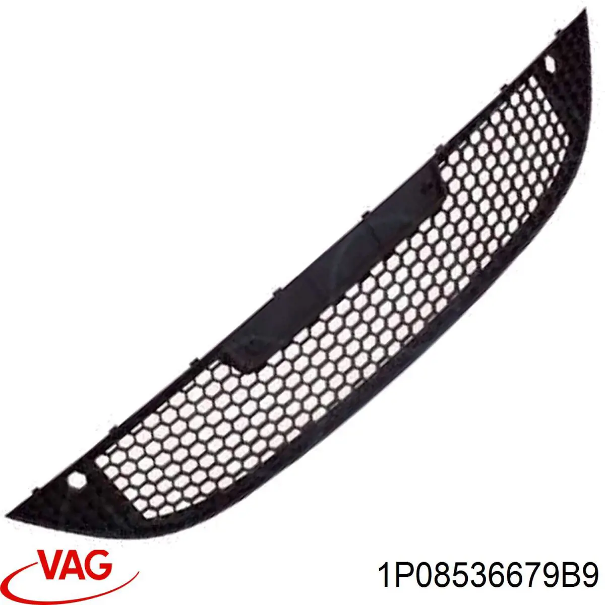 Kratka zderzaka przedniego środkowa VAG 1P08536679B9 cena, od 56,18 USD