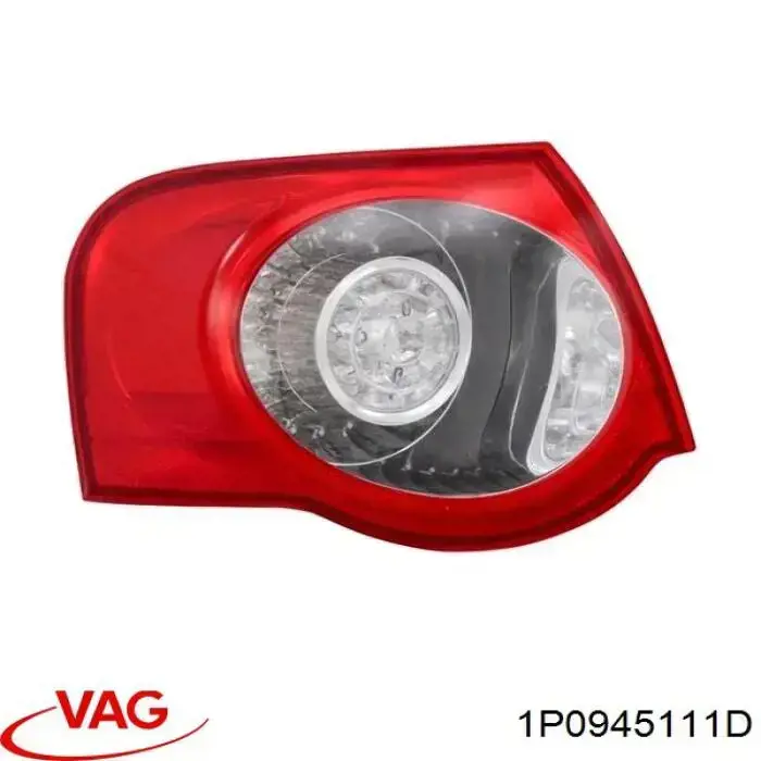 Do koszyka 1P0945111D VAG Lampa zespolona tylna lewa zewnętrzna