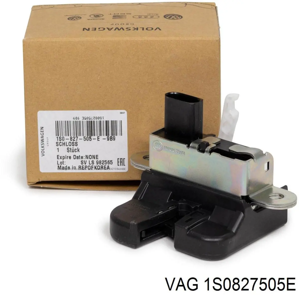 Zamek klapy bagażnika (3/5 drzwi tylnych) VAG 1S0827505B cena, od 37,92 USD