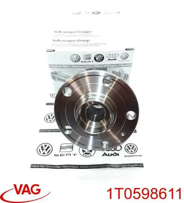 Do koszyka 1T0598611 VAG Piasta tylna