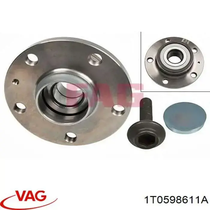 Piasta tylna 1T0598611A VAG