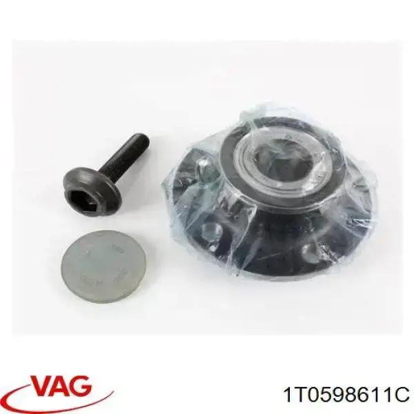 Do koszyka 1T0598611C VAG Piasta tylna
