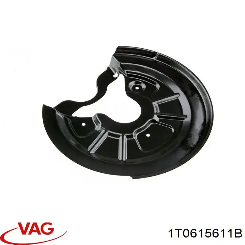 1T0615611B VAG Osłona tarczy hamulcowej tylnej lewa