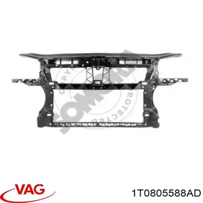 1T0805588AD VAG Osłona chłodnicy kompletna (panel mocowania reflektorów)