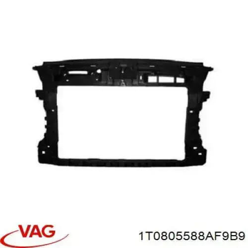 1T0805588AF9B9 VAG Osłona chłodnicy kompletna (panel mocowania reflektorów)