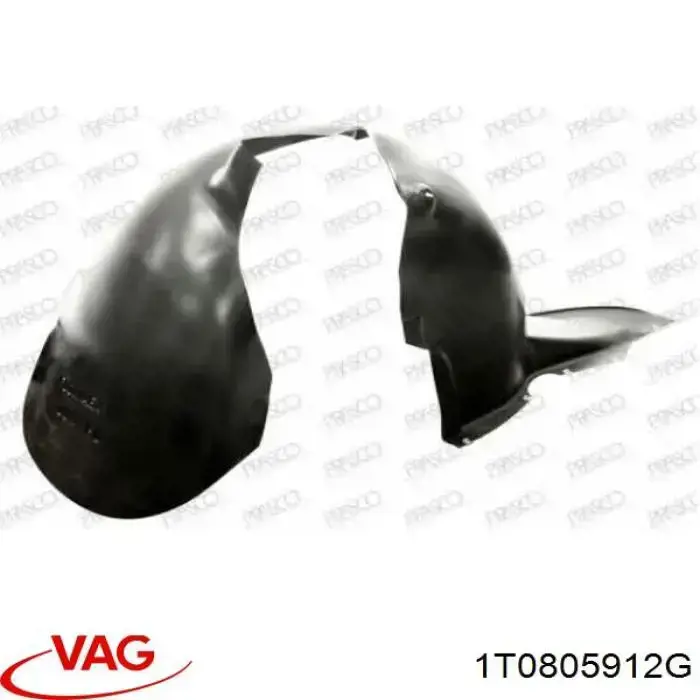 Nadkole błotnika przedniego prawe VAG 1T0805912G cena, od 33,98 USD