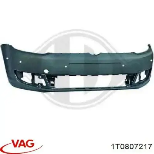 Do koszyka 1T0807217 VAG Zderzak przedni