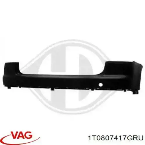 Zderzak tylny VAG 1T0807417GRU cena, od 212,82 USD