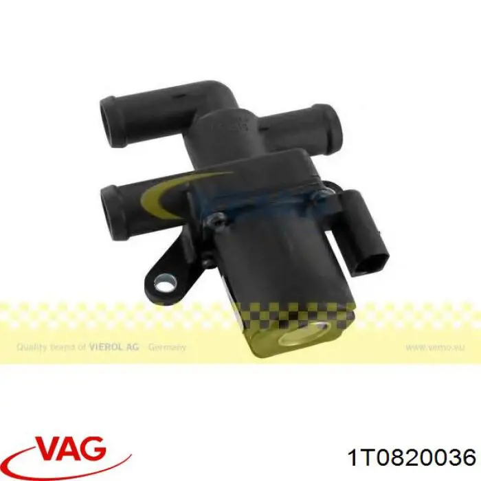 Zawór nagrzewnicy (ogrzewacza) 1T0820036 VAG