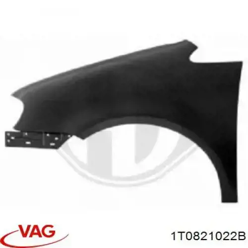 1T0821022B VAG Błotnik przedni prawy