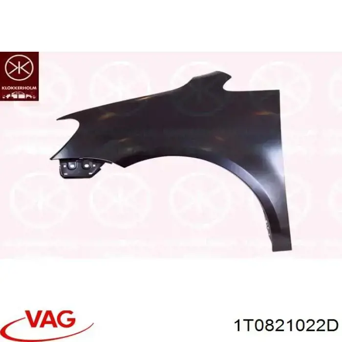 Błotnik przedni prawy VAG 1T0821022D cena, od 111,10 USD