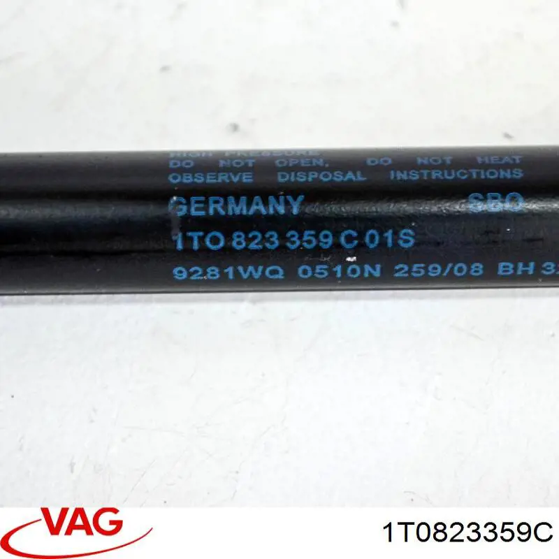 Do koszyka 1T0823359C VAG Amortyzator maski