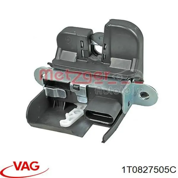 Do koszyka 1T0827505C VAG Zamek klapy bagażnika (3/5 drzwi tylnych)