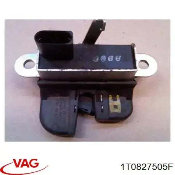 Do koszyka 1T0827505F VAG Zamek klapy bagażnika (3/5 drzwi tylnych)
