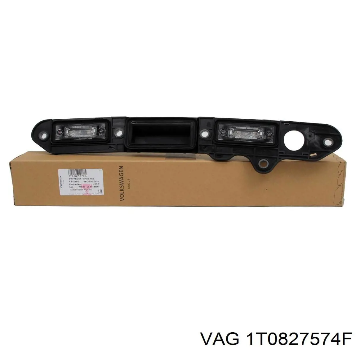 Do koszyka 1T0827574F VAG Klamka bagażnika (drzwi 3/5 tylnych) zewnętrzna