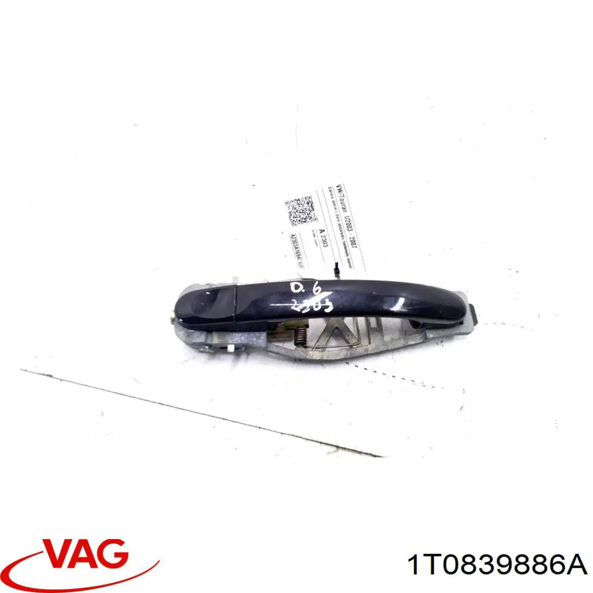 1T0839886A VAG Pałąk zewnętrznej klamki drzwi tylnych prawych