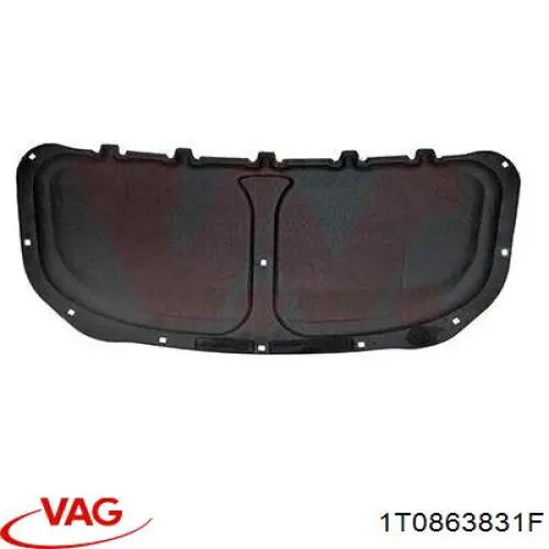 1T0863831F VAG Wygluszenie maski