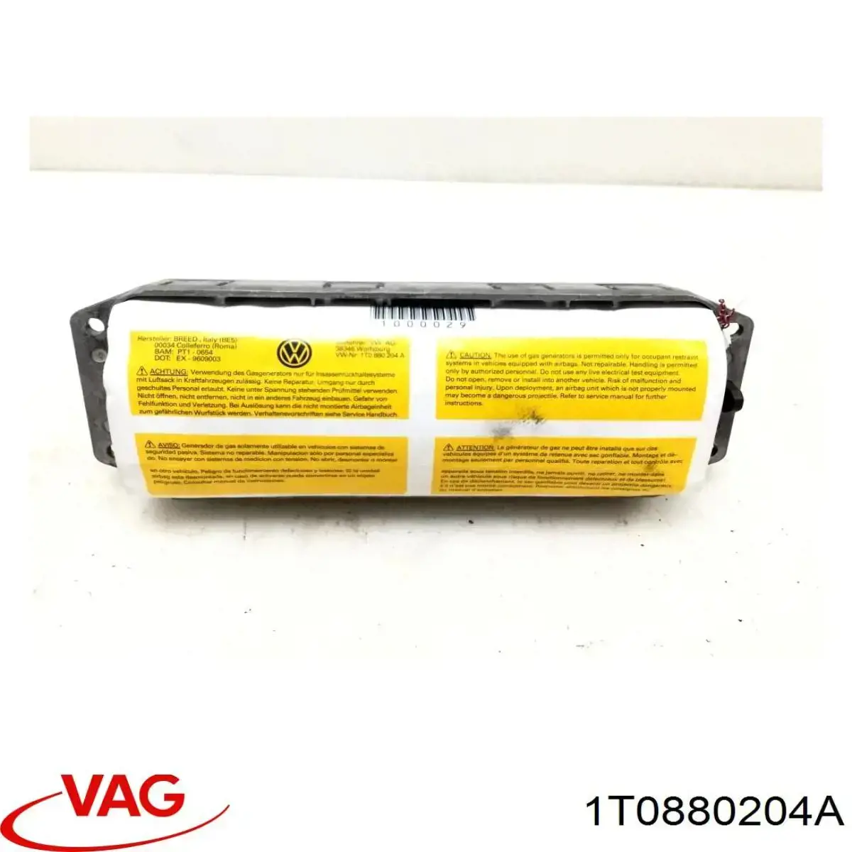 Poduszka powietrzna (Airbag) pasażera VAG 1T0880204A cena, od 83,43 USD