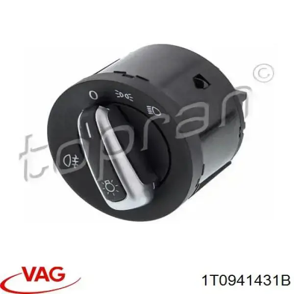 Przełącznik światła reflektorów na "torpedo" VAG 1T0941431B cena, od 35,52 USD